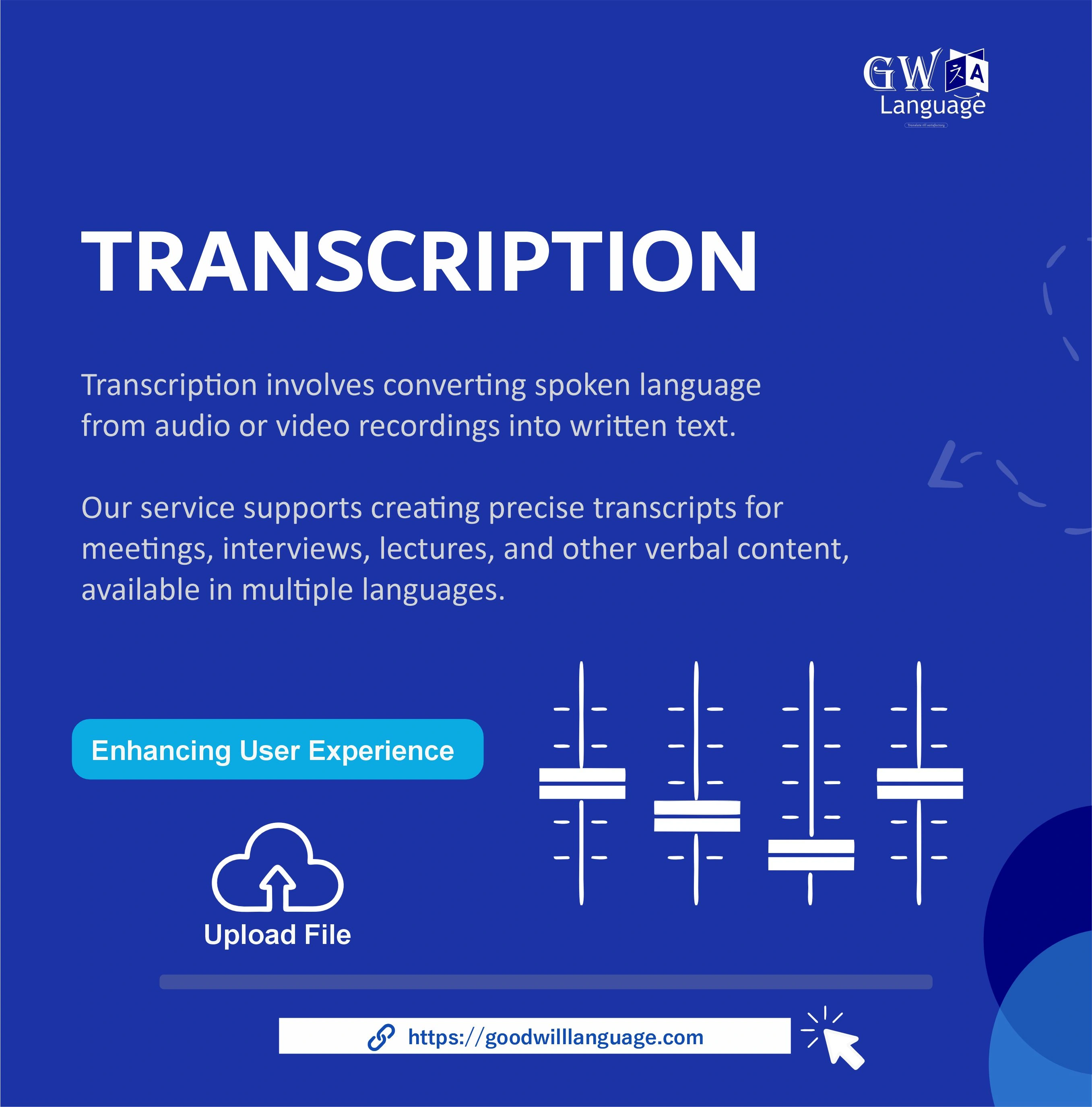 Certified trnascription service provider in Africa, Nigeria and the world